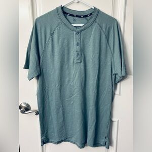 GAP Short Sleeve Soft Henley T-Shirt
